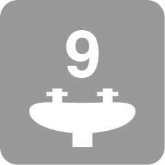 9 Bathrooms
